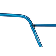 SALT PRO 4 PIECE HANDLEBAR in translucent blue, seamless chromoly, 4pc design.