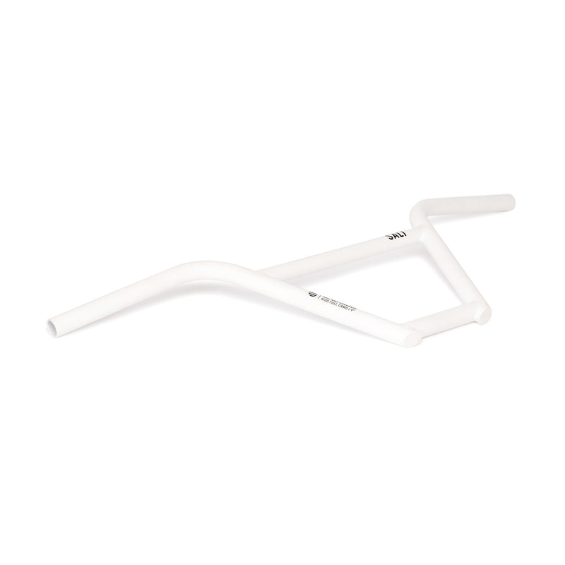 SALT PRO 4 Piece Chromoly Handlebar in White with 9" Rise and 29.5" Width