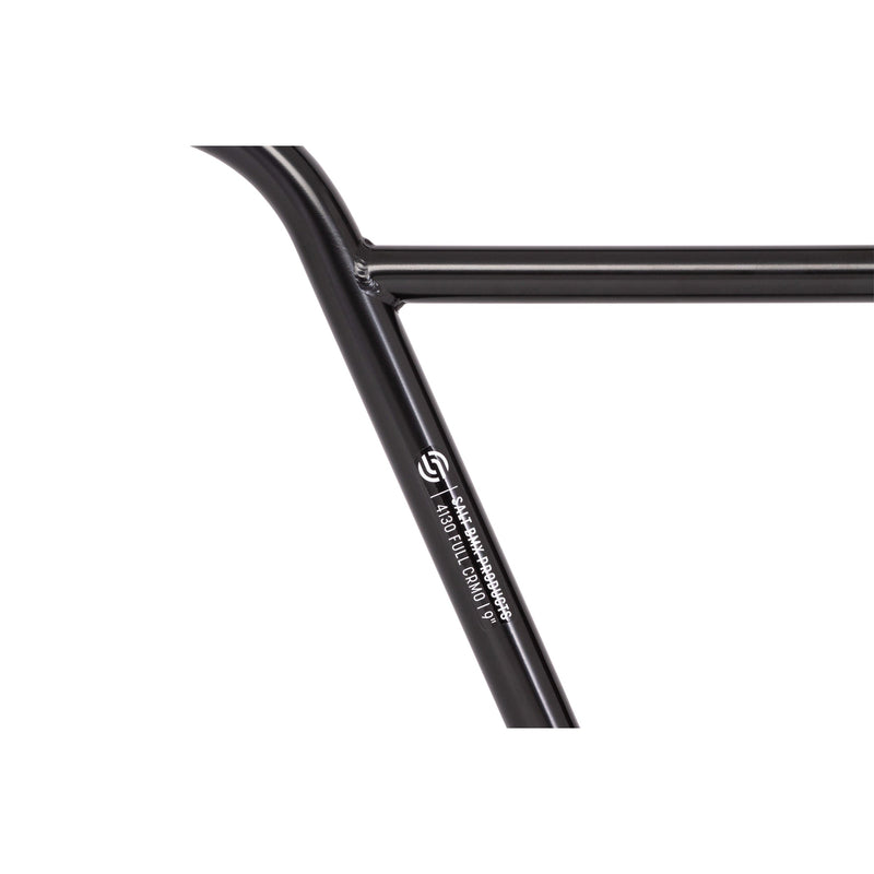 SALT PRO 4 Piece Handlebar in black, full chromoly, 9" rise, 11.5° backsweep, 3° upsweep.