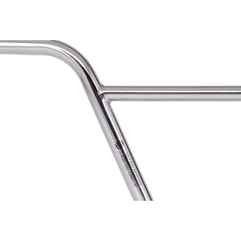 SALT PRO 4 PIECE HANDLEBAR in chrome, full chromoly construction, 9" height option.