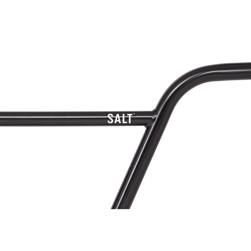 SALT PRO 4 Piece Handlebar, full chromoly, available in chrome, black, glossy raw, purple splatter, translucent blue, or translucent red.