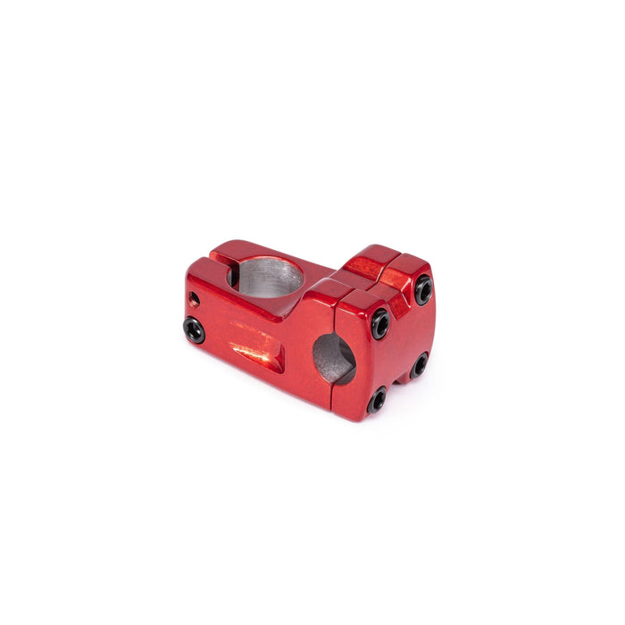 Salt Pro Frontload Stem in red, featuring a wider faceplate and STC clamping technology.