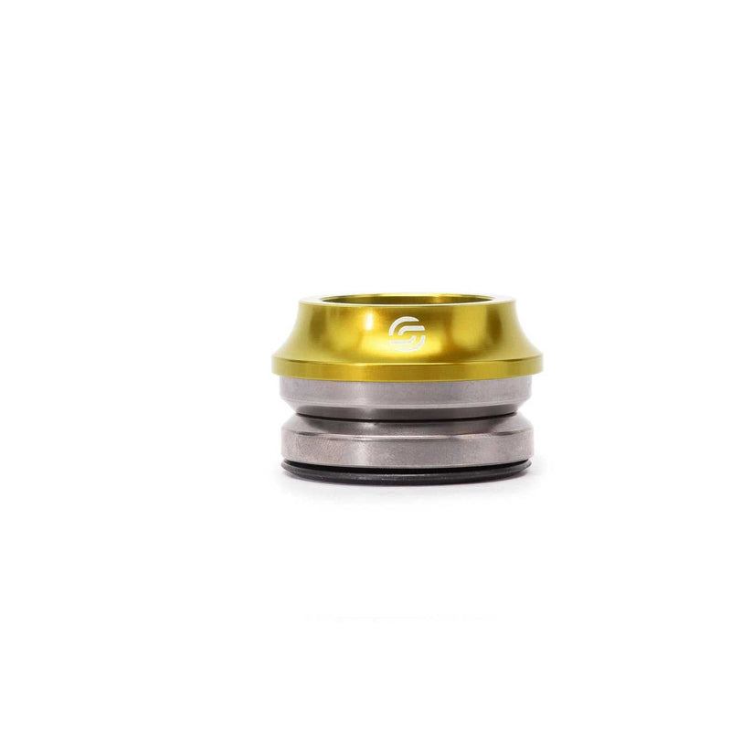 SALT PRO INT. HEADSET in gold, mid-sized 13mm cap, with aftermarket spec bearings.