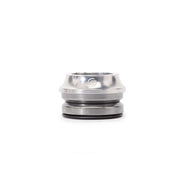 SALT PRO INT. HEADSET with 13mm top cap and high-quality FSA bearings in silver polished finish.