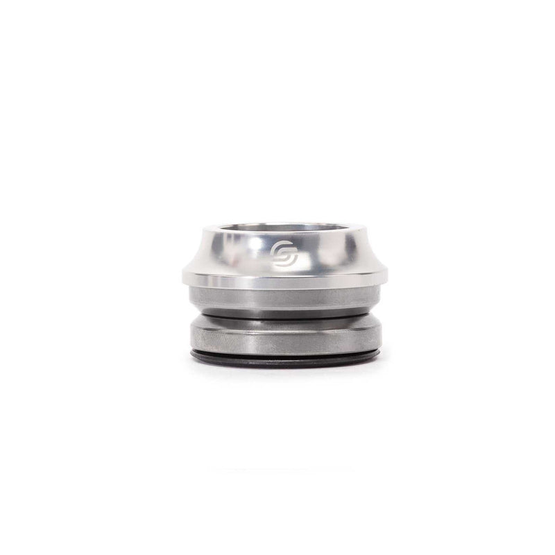 SALT PRO INT. HEADSET with 13mm top cap and high-quality FSA bearings in silver polished finish.