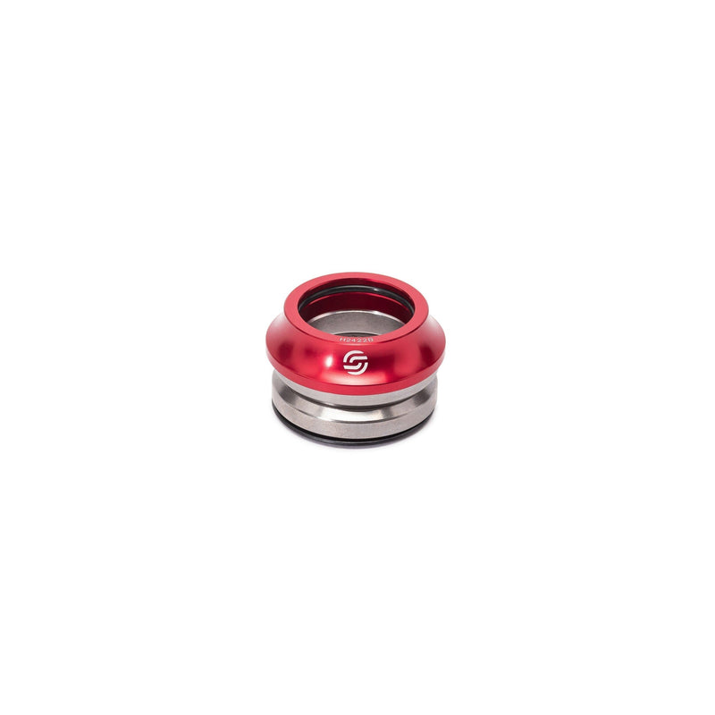 Mid-sized SALT PRO INT. HEADSET with 13mm top cap and high-quality FSA bearings in red.
