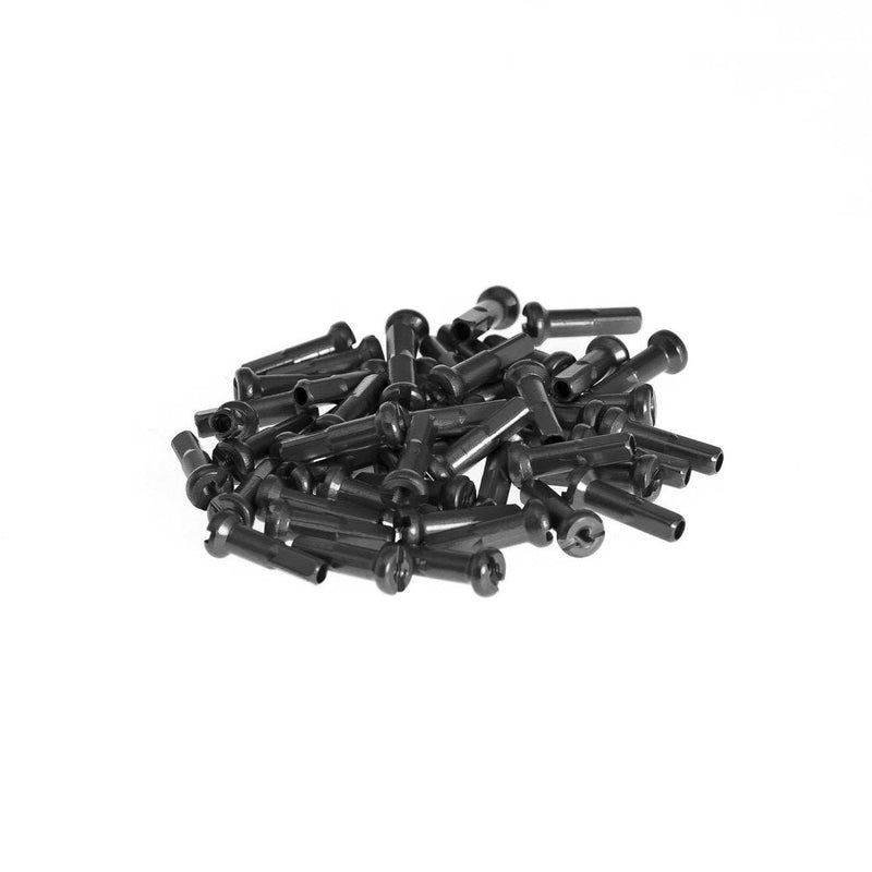 Black 16mm SALT PRO SPOKE NIPPLES high quality alloy, 40 pieces set