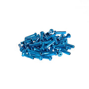 Blue SALT PRO SPOKE NIPPLES high quality 16mm alloy bicycle spoke nipples pack of 40