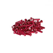 Red SALT PRO SPOKE NIPPLES high quality 16mm alloy bike spoke nipples pack of 40 pieces