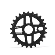 Black SALT PRO SPROCKET made of lightweight 6061-T6 alloy with 25 teeth and spindle adapters.