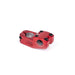 Red alloy SALT PRO TOPLOAD STEM with 48mm faceplate and STC clamping for bike handlebars.