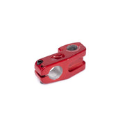 Red SALT PRO TOPLOAD STEM with 48mm faceplate and STC clamping for bar grip, made of forged 6061-T6 alloy.