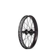 SALT ROOKIE cassette rear wheel with 9t driver, black 35mm wide SALT BEAM rim, alloy semi-sealed hub, 14mm axle, available in 12"-20" sizes