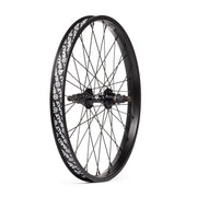 Black SALT ROOKIE FREEWHEEL rear bicycle wheel with 35mm single wall SALT BEAM rim and alloy loose-ball hub, compatible with 16", 18", and 20" sizes.