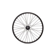 Black SALT ROOKIE FREEWHEEL rear wheel with alloy hub and 35mm rim for 16", 18", 20" bikes.
