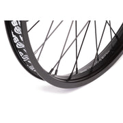 SALT ROOKIE FREEWHEEL rear wheel with black 35mm SALT "BEAM" rim and alloy hub.