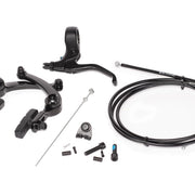 SALT ROOKIE U Brake kit including black U-brake, hanger, brake pads, AM brake cable, and Junior brake lever for BMX bikes