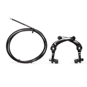 SALT ROOKIE U-Brake Kit with lever, cable, and pads in black for BMX bikes.