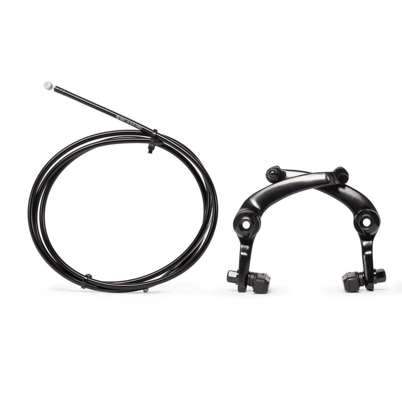 SALT ROOKIE U-Brake Kit with lever, cable, and pads in black for BMX bikes.