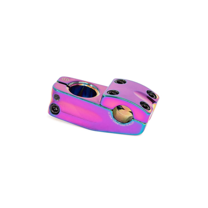 Bicycle SALT ZION STEM in oil slick finish, featuring a wide faceplate and STC technology.