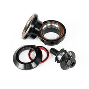 Black SALT EXTERNAL A-HEADSET with 6061-T6 alloy cups and 45/45 bearings.
