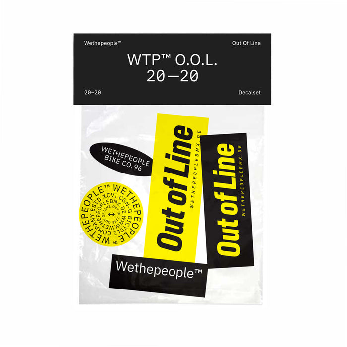 Wethepeople Out Of Line Sticker Pack