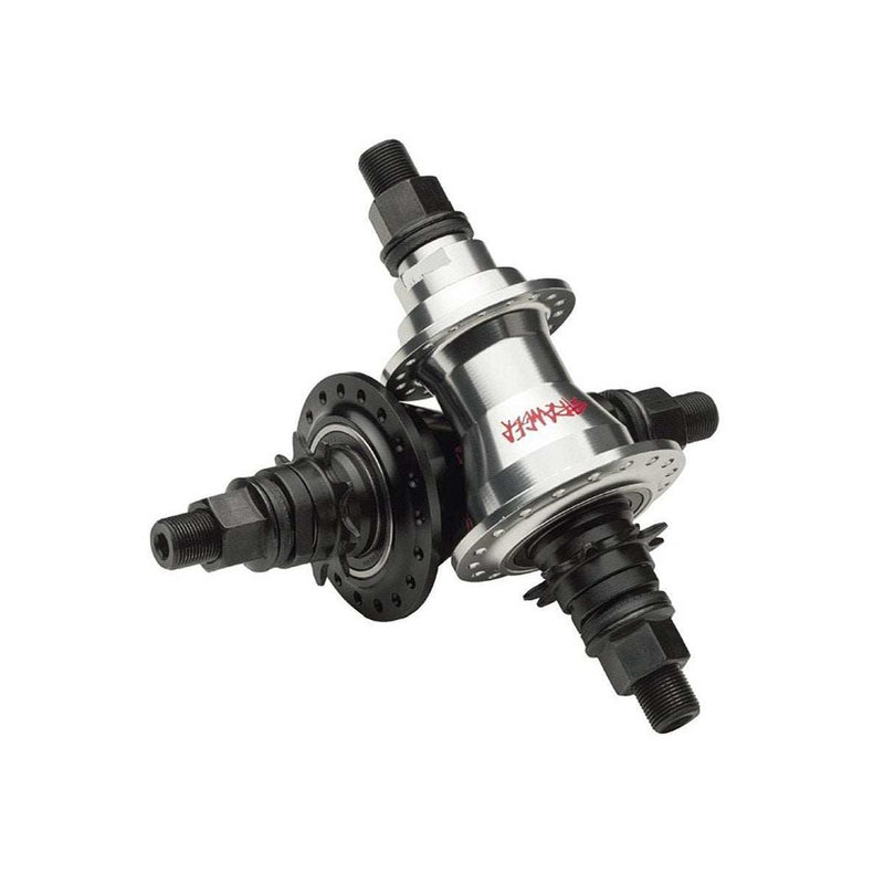 Ballast FC Hub BMX coaster hub with aluminum shell, Primo Freemix guards, and locknuts.