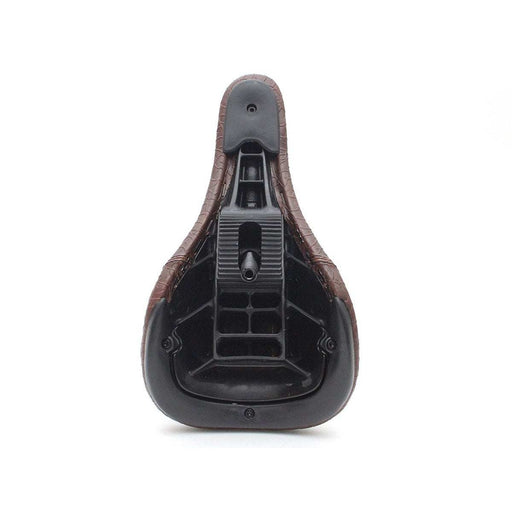 STRANGER ZEFARIA SLIM pivotal bike seat with retro faux crocodile skin and Eric Lichtenberger signature