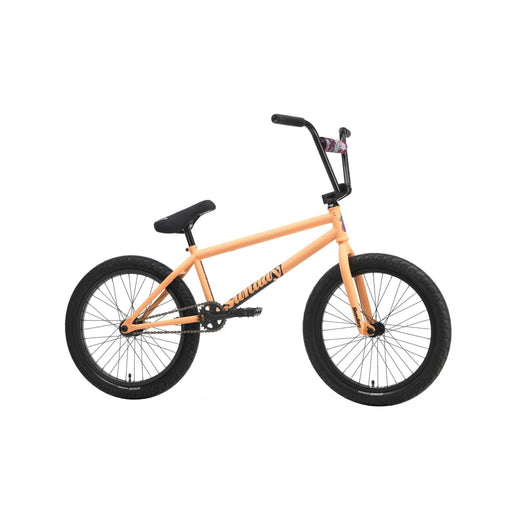 matte peach Sunday Street Sweeper BMX bike with 20.75" chromoly frame and black wheels