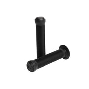FIEND Team Grips Flanged black durable Krayton rubber angled rib pattern with nylon bar ends