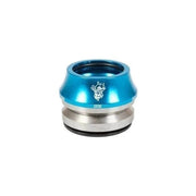 TOTAL BMX Killabee Headset with sealed bearings and blue 6061 alloy top cover featuring Killabee logo