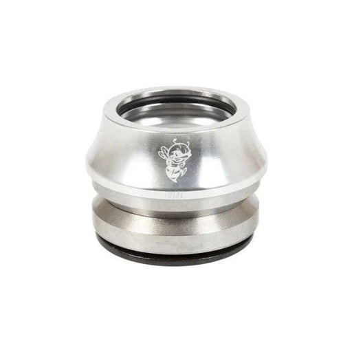 TOTAL BMX Killabee Headset with sealed bearings and stamped Killabee logo in silver alloy