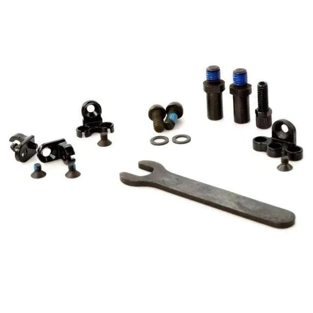 TOTAL STD Brake Socket with wrench and assorted bolts for automotive brake repairs