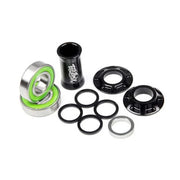 TOTAL BMX mid size bottom bracket set with sealed bearings and CNC machined alloy cones