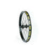 Total BMX Techfire Cassette rear wheel with black 6066 alloy rim and rainbow spokes