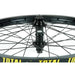 TOTAL TECHFIRE FRONT WHEEL black bicycle wheel with durable spokes and smooth hub design for enhanced cycling performance