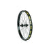 TOTAL TECHFIRE FRONT WHEEL black bicycle wheel with yellow branding and spokes for smooth ride and durability