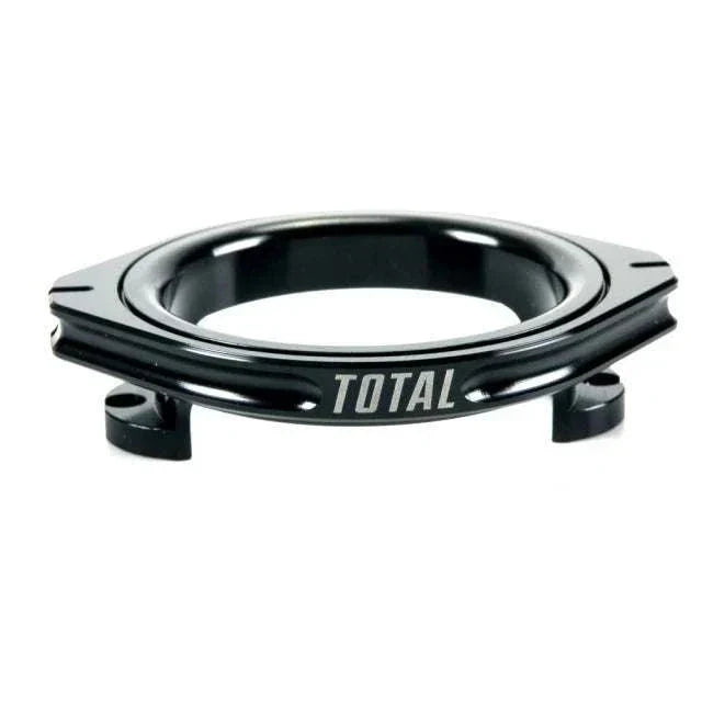Black Total BMX Tech Rotor designed for smooth and effortless handlebar spins on BMX bikes
