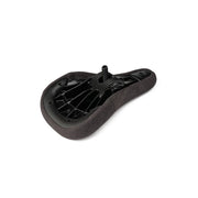 SALTPLUS PIVOTAL SEAT with embossed top cover, black color, and compatible with Pivotal seat posts.