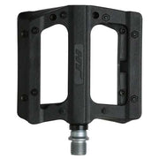 HT COMPONENTS PA12A PEDALS black platform with 12 replaceable pins and CNC machined Cromoly axle for MTB and gravel bikes