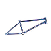 WETHEPEOPLE BATTLESHIP Magnum BMX frame with hydroformed tubing and tall 9.75" standover in iridescent finish