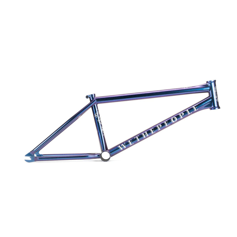 WETHEPEOPLE BATTLESHIP Magnum BMX frame with hydroformed tubing and tall 9.75" standover in iridescent finish