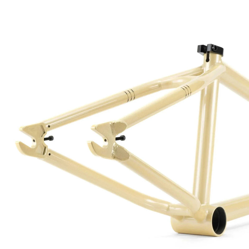 WETHEPEOPLE PATHFINDER Frame beige BMX bike frame with reinforced chainstays and CNC machined details