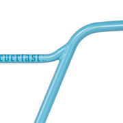 Blue WETHEPEOPLE EVERLAST BAR with kinked crosstube and durable 4130 crmo tubing design