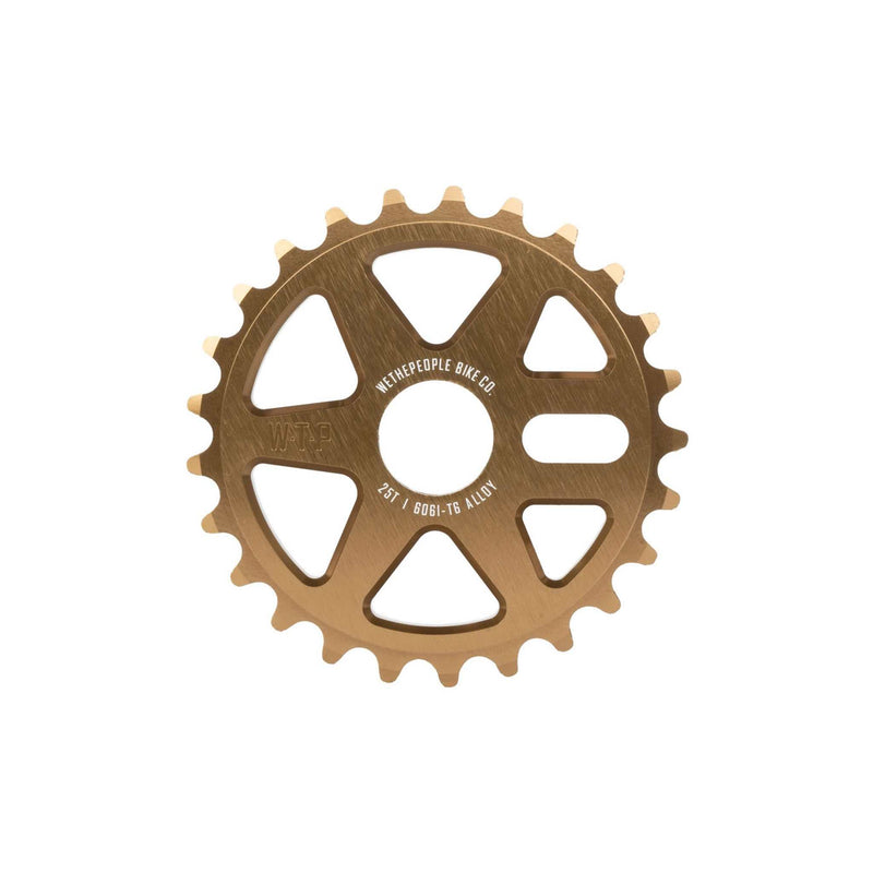 WETHEPEOPLE LOGIC SPROCKET CNC machined 25T alloy bike sprocket in bronze color
