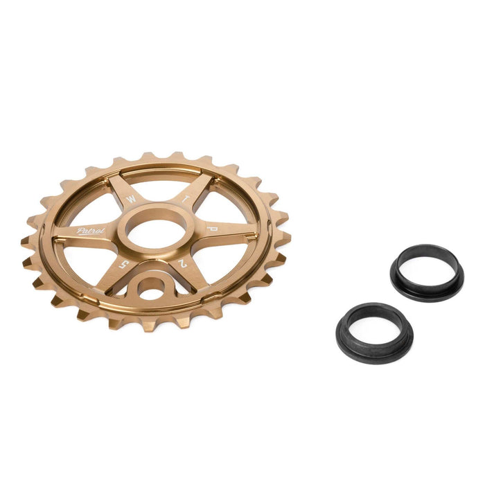 WETHEPEOPLE PATROL SPROCKET classic racing style CNC 6061-T6 alloy bike sprocket with adapters