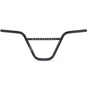 WETHEPEOPLE PATRON BAR black BMX handlebar made from heat-treated 4130 chromoly with multiple butted tubing and classic dual radius bends