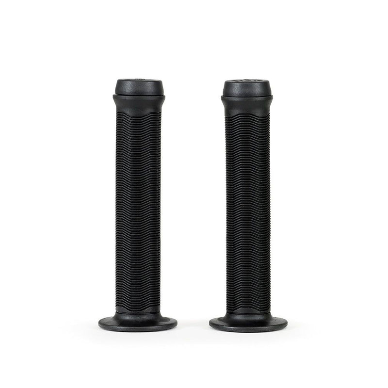 WETHEPEOPLE ARROW GRIP 146mm black slim rubber bike grips with flange and nylon barends