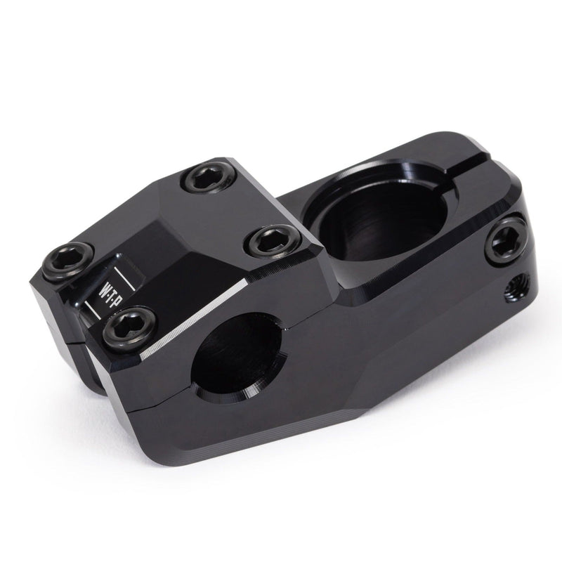 WETHEPEOPLE GOOSENECK STEM Dan Kruk signature black CNC machined 6061-T6 alloy BMX bike stem with 48mm reach and 34mm rise