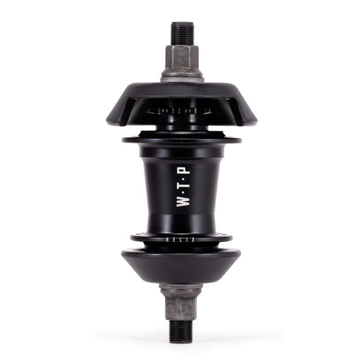 Black WETHEPEOPLE HELIX FREECOASTER hub with nylon hub guards and durable 8 point friction system